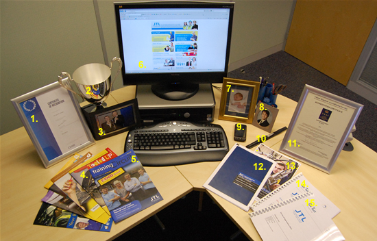 Denis Hird's Desk