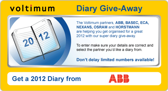 Voltimum Diary Give-Away complete your details and select the partner you would like the diary from.
