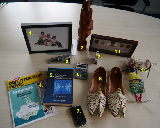 Barry Glew's Desk