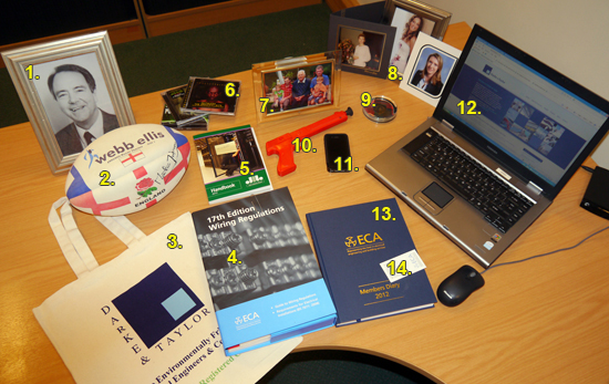 Paul McNaughton's Desk