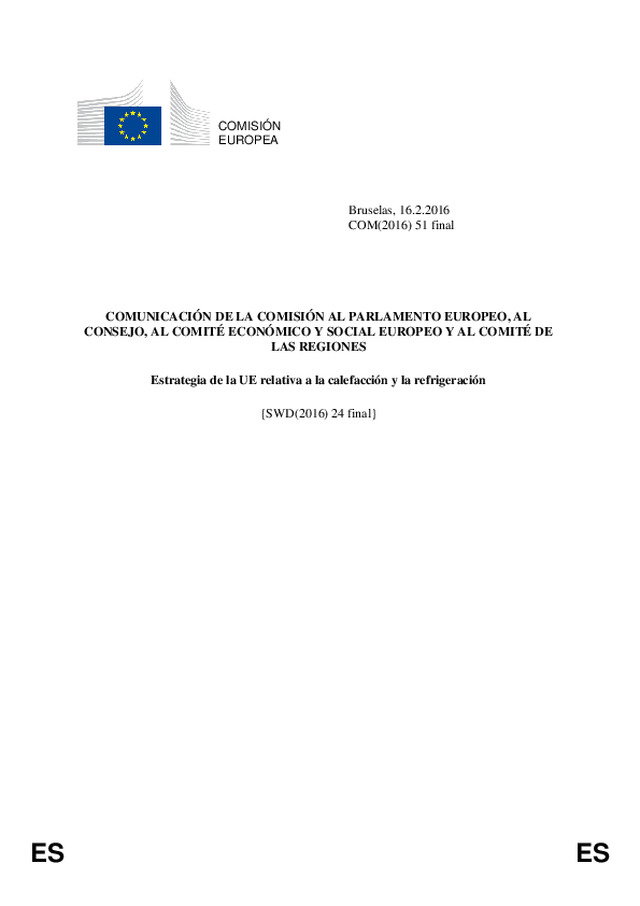Estrategia de Calefacción y Refrigeración