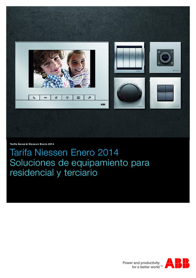 Tarifa Niessen 2014