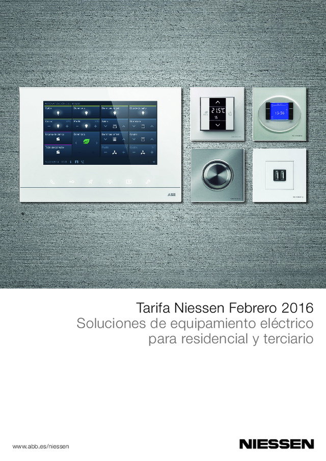 Tarifa Niessen Febrero 2016