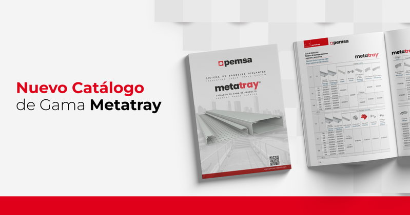 Pemsa presenta el catálogo de su nueva gama de bandejas aislantes metatray