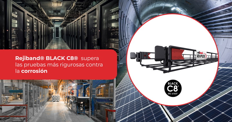Rejiband® BLACK C8®, la mayor resistencia a la corrosión
