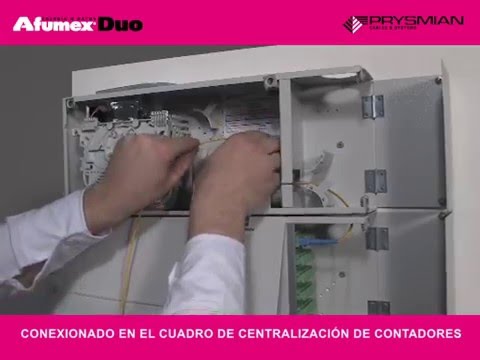 Conexionado en el cuadro de centralización de contadores