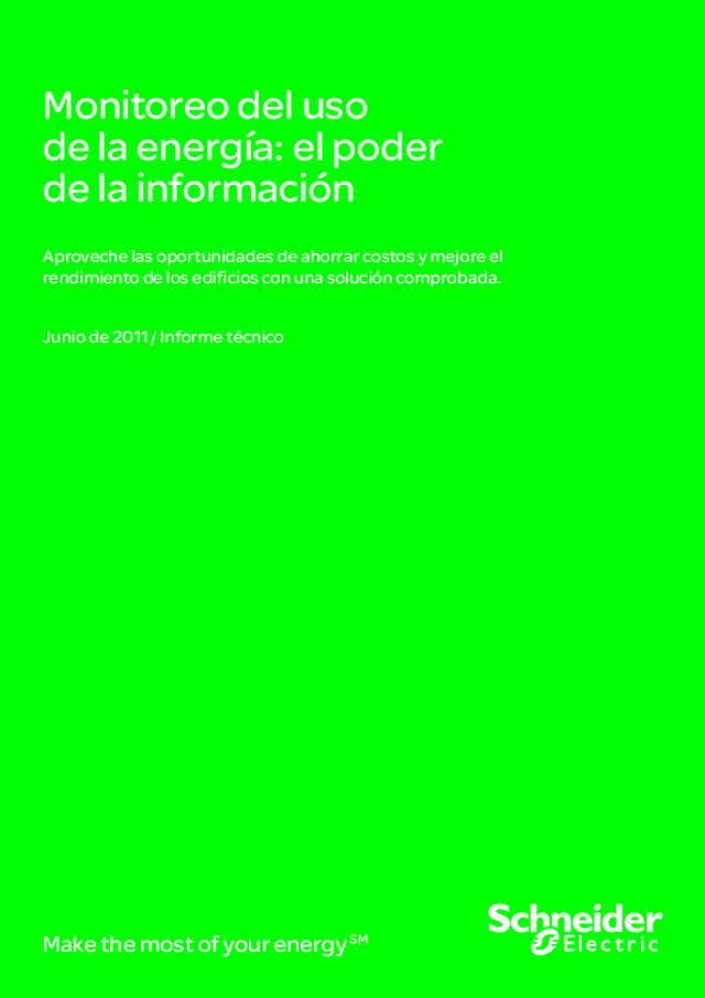 Monitoreo del uso de la energía: el poder de la información