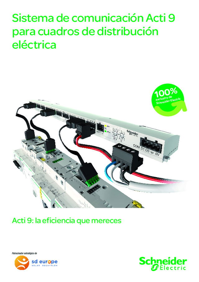 Sistema de comunicación Acti 9 para cuadros de distribución eléctrica