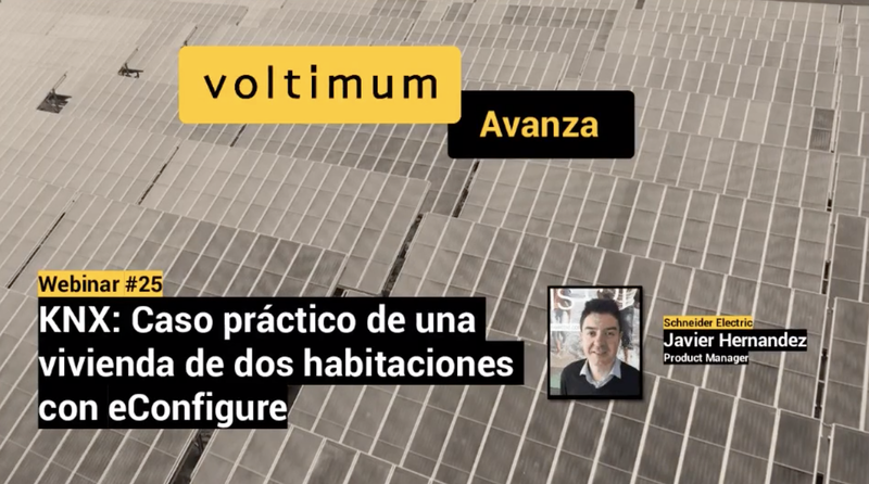 Schneider Electric KNX: Caso práctico de una vivienda de dos habitaciones con eConfigure