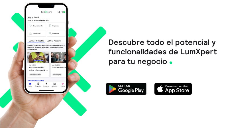 Signify presenta LumXpert, una aplicación pionera en la industria que simplifica y acelera los proyectos de iluminación de los instaladores profesionales en colaboración con los distribuidores