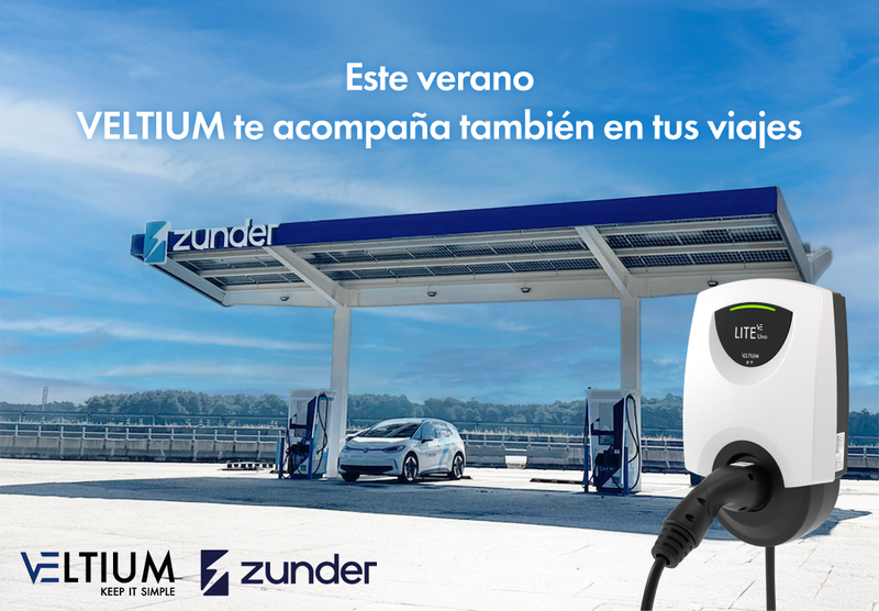 VELTIUM y Zunder se unen para ofrecer descuentos a  los propietarios de cargadores LITE