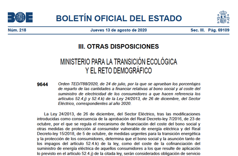 Se regula la contabilización de consumos individuales en instalaciones térmicas de edificios