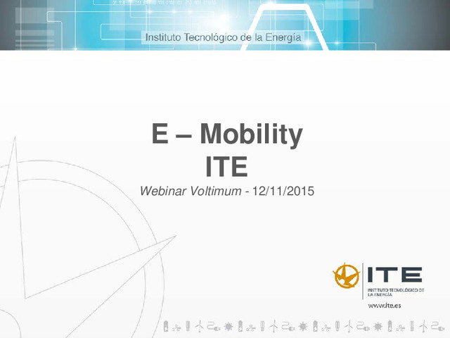 Presentación Electromovilidad - webinar premium 12.11.2015