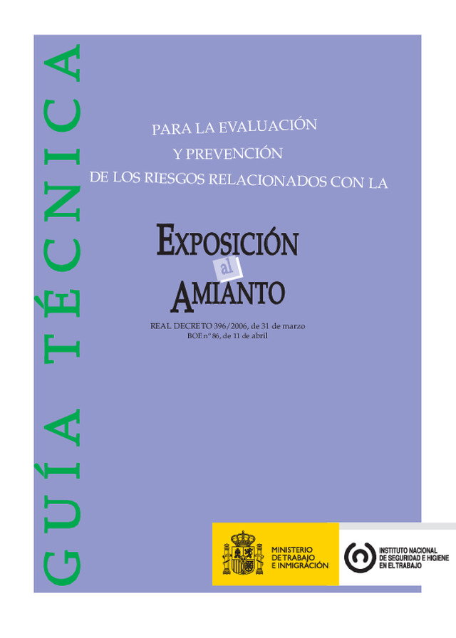 Amianto: Guía técnica