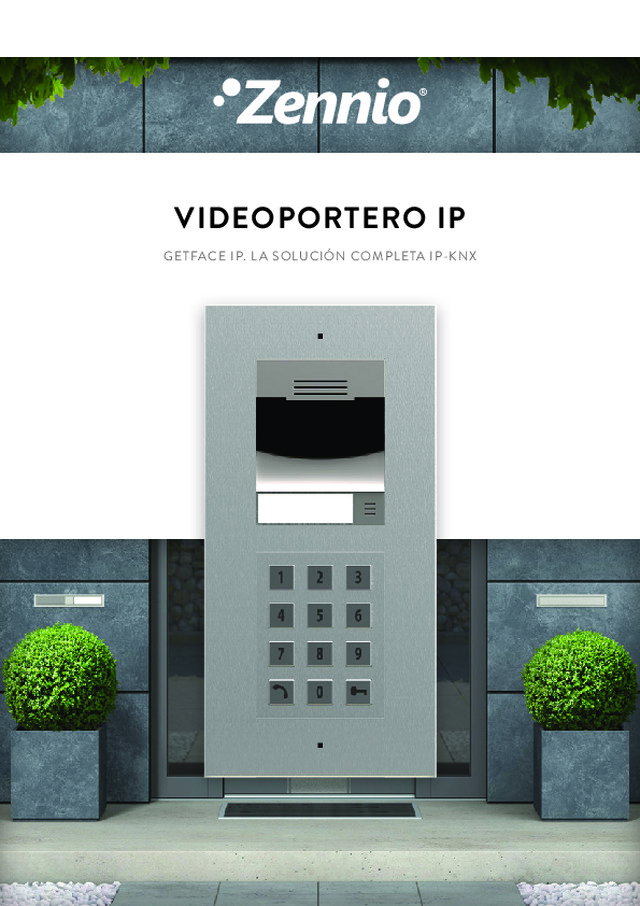 Zennio - GetFace IP & Z70 (Videoportero)
