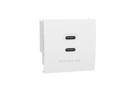 Nuevo Módulo 45×45 Cargador Doble USB C