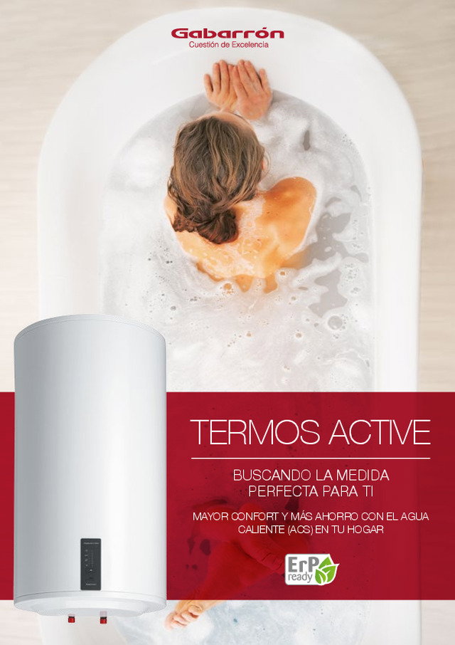 TERMOS ACTIVE: mayor confort y más ahorro con el agua caliente (ACS) en tu hogar