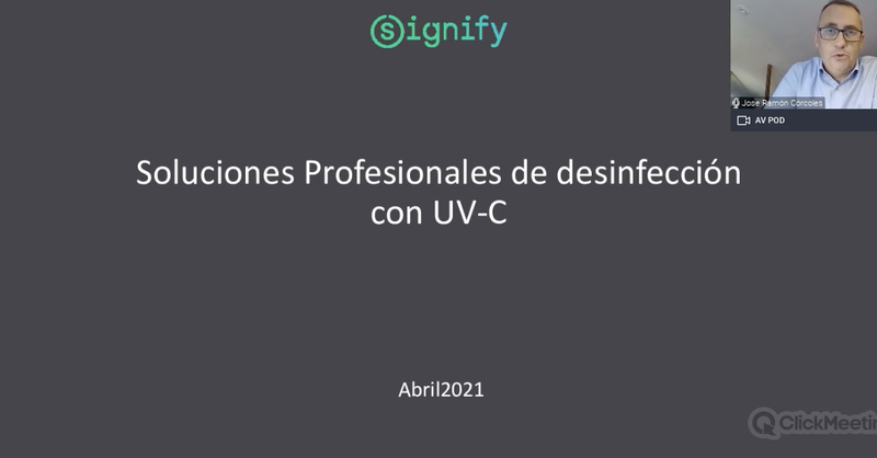 SIGNIFY - El poder de la luz UV-C para la desinfección de aire, objetos y superficies