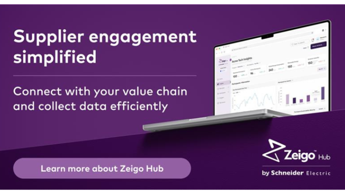 Schneider Electric lanza Zeigo™: una plataforma escalable para acelerar la descarbonización de la cadena de suministro y avanzar hacia los objetivos globales de cero emisiones netas