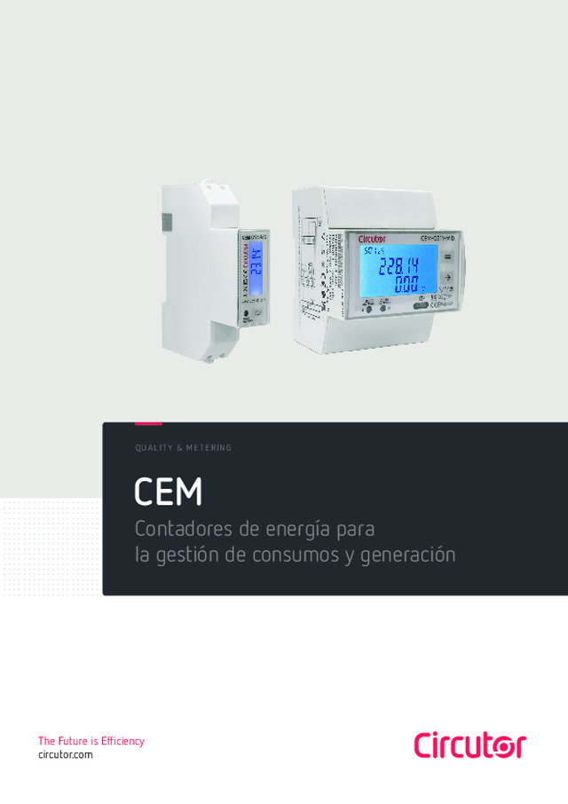 Contadores CEM para gestión eficiente del consumo energético