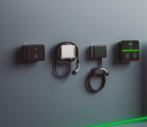 Simon SM30 y SM40 — Cargadores residenciales para vehículo eléctrico