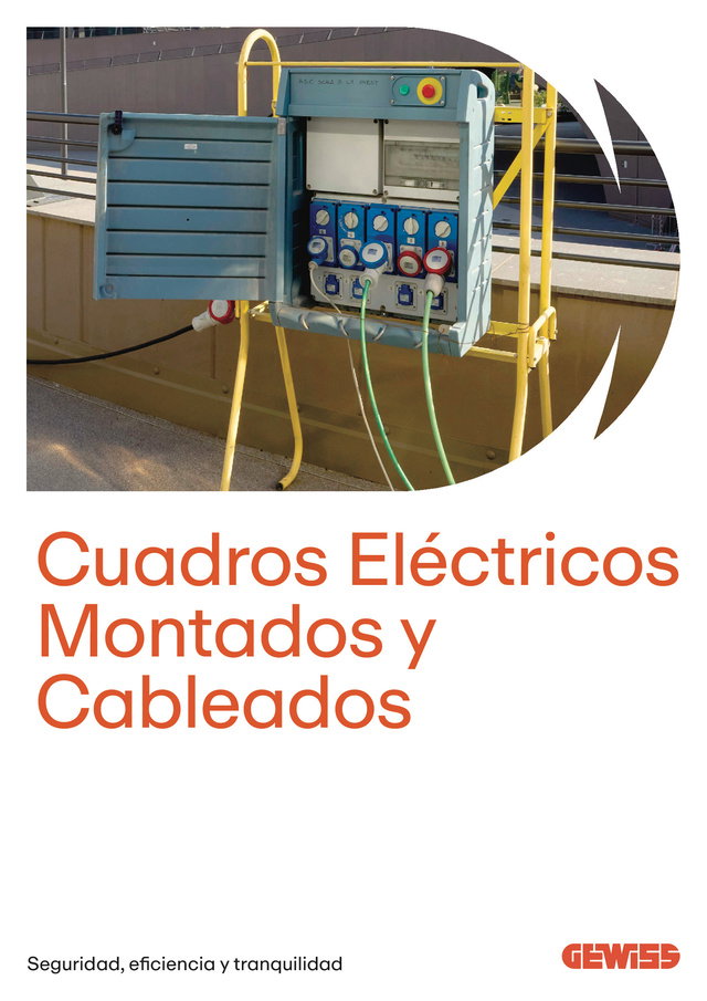 Cuadros eléctricos montados y cableado