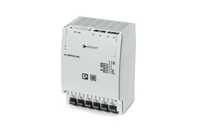 Nueva variante del switch Ethernet-APL con doce puertos: diseño compacto, homologaciones en todo el mundo