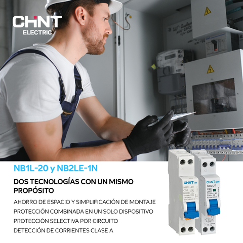  CHINT lanza sus nuevos interruptores diferenciales combinados en un solo módulo
