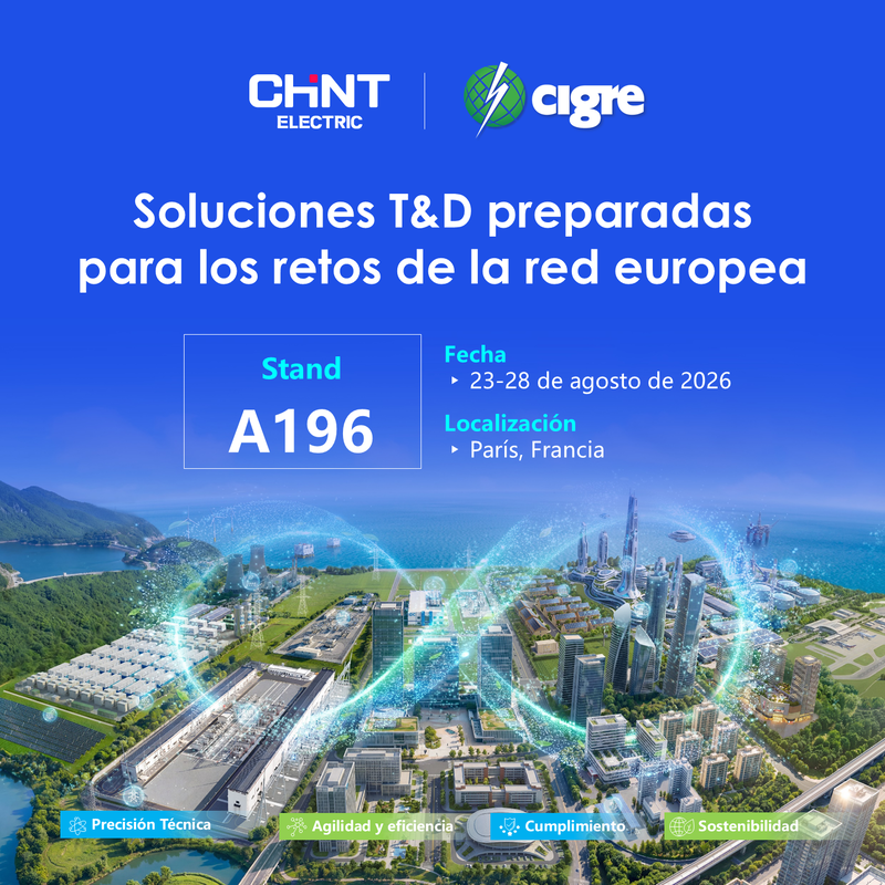 Impulsando la era de la IA en Europa: CHINT presenta en CIGRE 2026 la infraestructura de red de nueva generación para reforzar la resiliencia de la red eléctrica europea