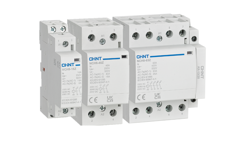 CHINT presenta los nuevos contactores modulares de la serie NCH8-Z