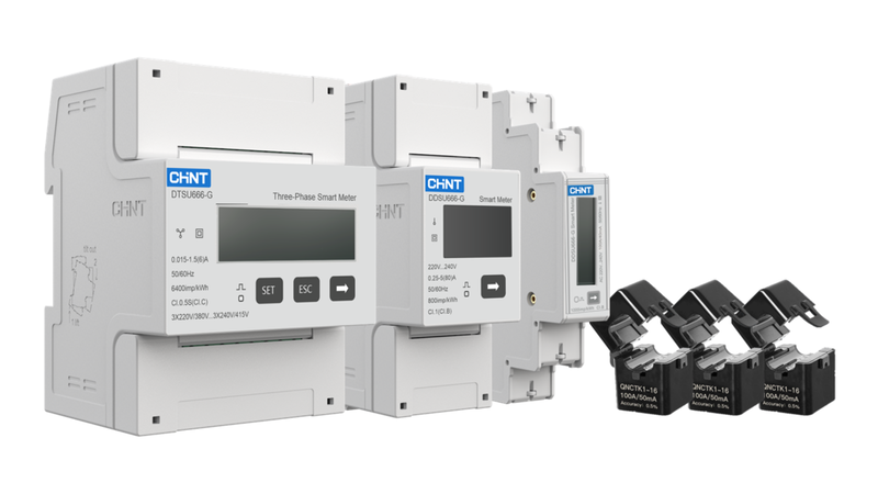 CHINT lanza las series DDSU666 y DTSU666: Contadores de energía con comunicación para redes monofásicas y trifásicas 