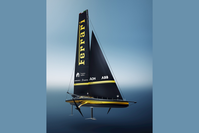 ABB une fuerzas con Ferrari Hypersail para llevar la corriente continua a nuevos horizontes