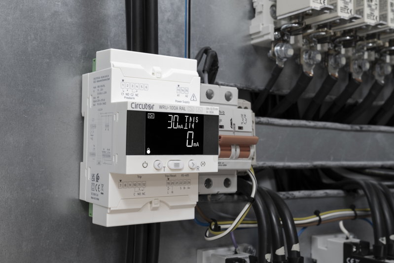 Circutor presenta el WRU-100A, un nuevo relé diferencial ultrainmunizado para mejorar la protección y continuidad de las instalaciones