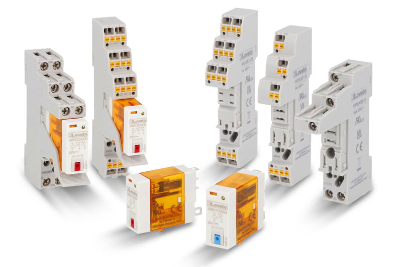 LOVATO Electric: Relés industriales tipo HR51 con terminales de clavija plana