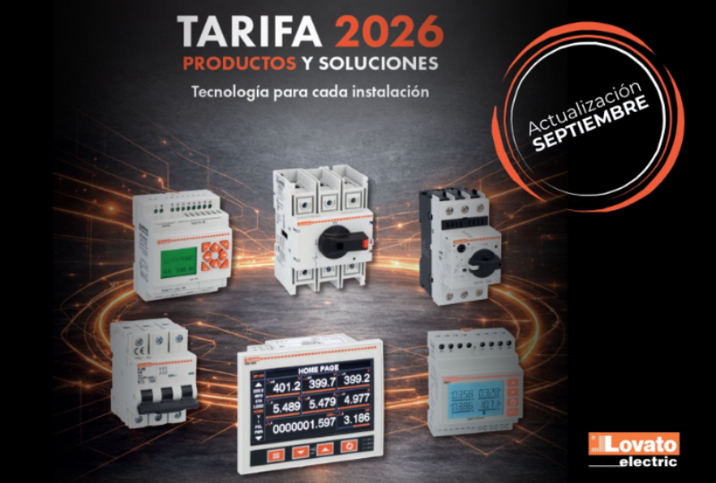Tarifa 2026 actualizada de LOVATO Electric