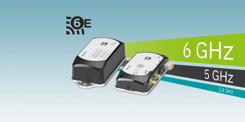 Los nuevos módulos WLAN para la banda de 6 GHz de Phoenix Contact