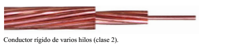 cable conductor rigido de varios hilos