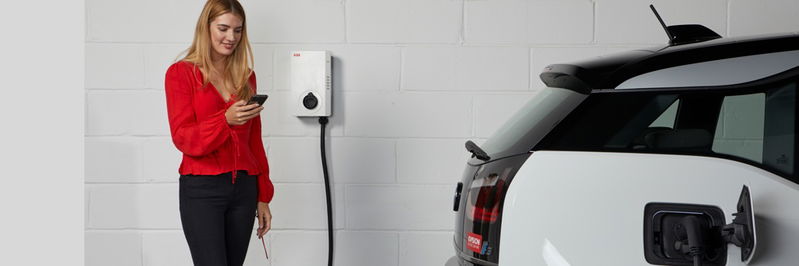 ABB - Station de recharge Terra AC pour recharger son véhicule électrique