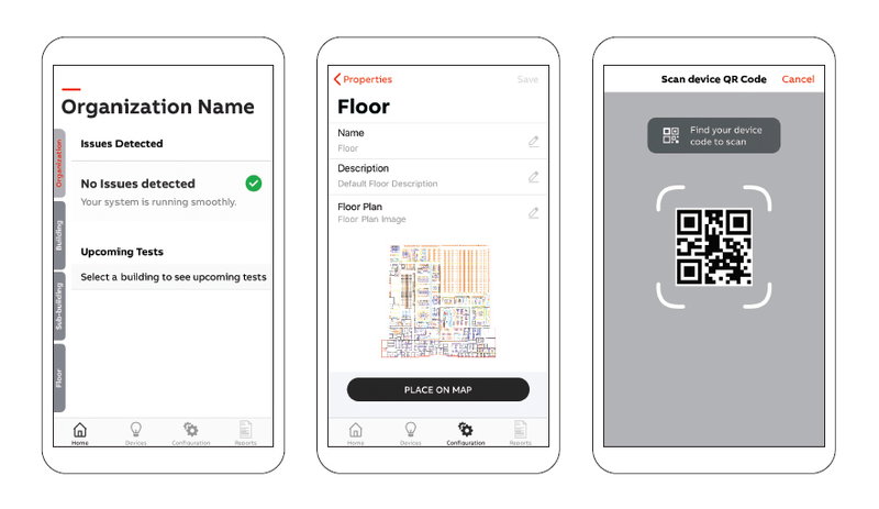 Naveo®Pro - votre système de surveillance intelligent pour gérer l'éclairage de secours avec une application mobile