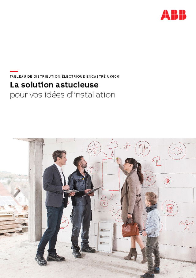 ABB vous présente le tableau de distribution électrique encastré UK600