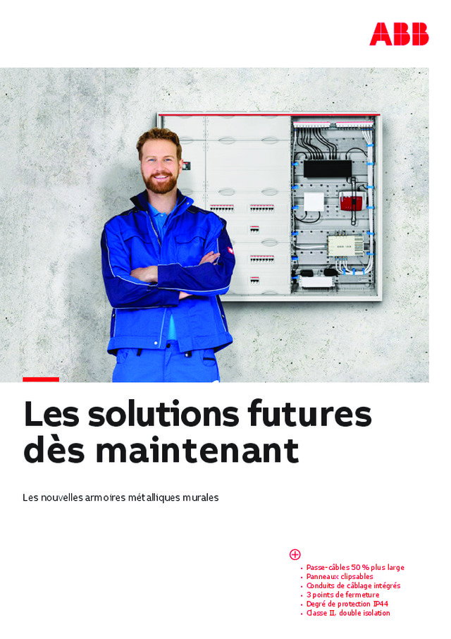 ComfortLine A : découvrez les nouvelles armoires métalliques murales IP44 d'ABB
