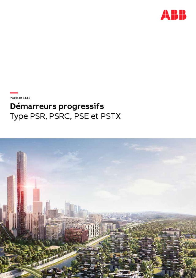 Panorama des démarreurs progressifs ABB