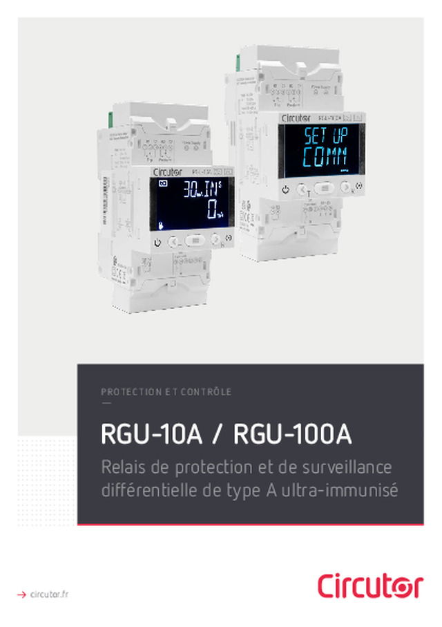 Relais de protection et de surveillance différentielle de type A ultra-immunisé : Cicurtor présente le RGU-10A / RGU-100A