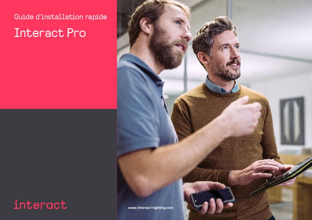 Guide installation Rapide Interact Pro