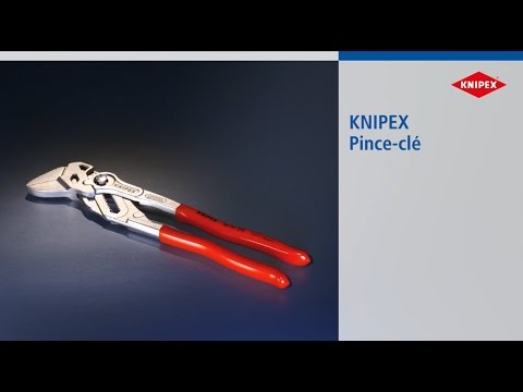 Pince-clé : pince et clé à la fois, isolées par gaines bi-matière, certifiées VDE chromée 250