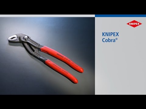 Cobra® VDE Pince multiprise de pointe, isolée isolées par gaines bi-matière, certifiées VDE chromée 250 mm