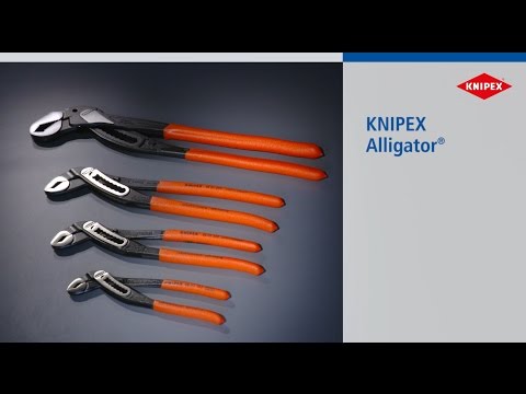 Alligator® Pince multiprise isolées par gaines bi-matière, certifiées VDE chromée 250 mm