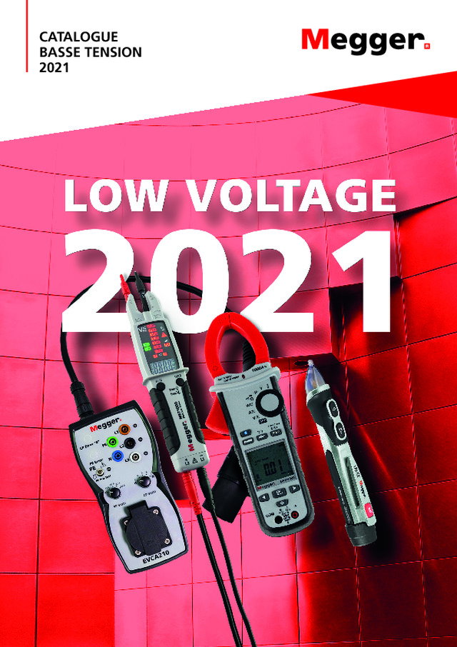 Megger : CATALOGUE  BASSE TENSION 2021