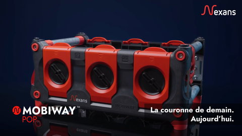Le transport et la pose des fils facilités avec MOBIWAY POP