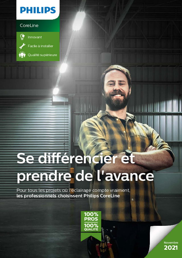 Philips CoreLine : la puissance de l'éclairage LED connecté - Nov2021